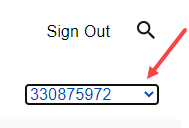screenshot My CenturyLink drop-down menu to add account