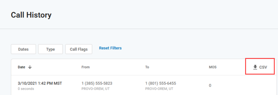 Save your call history from Connected Voice