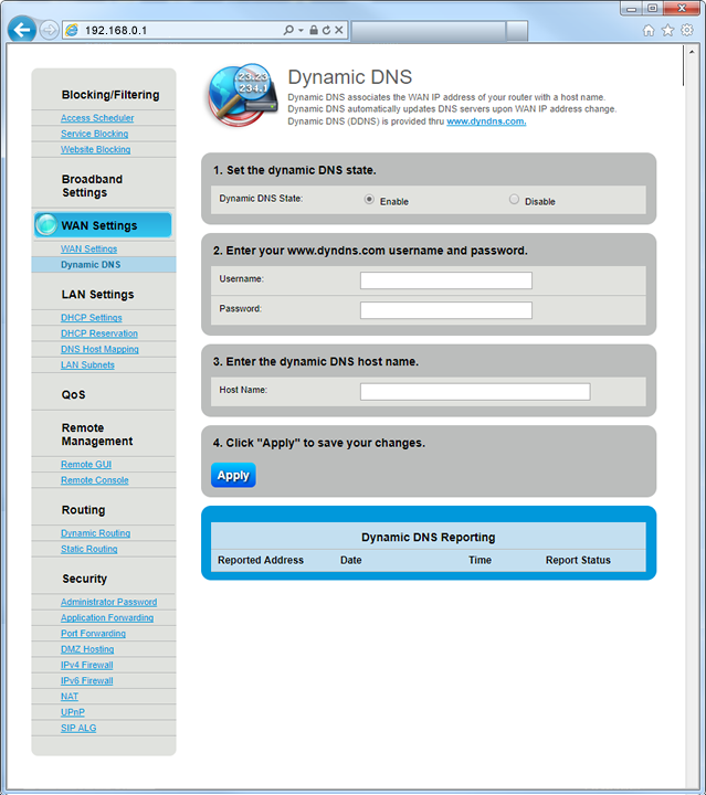 Dynamic DNS 