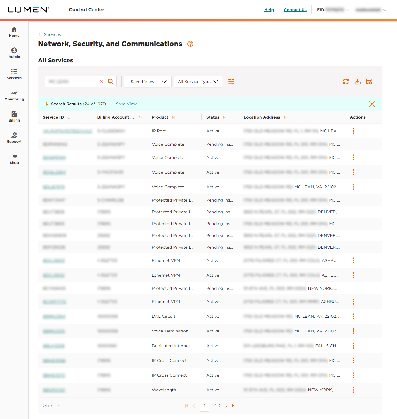 Network, Security, and Communications (showing search results)